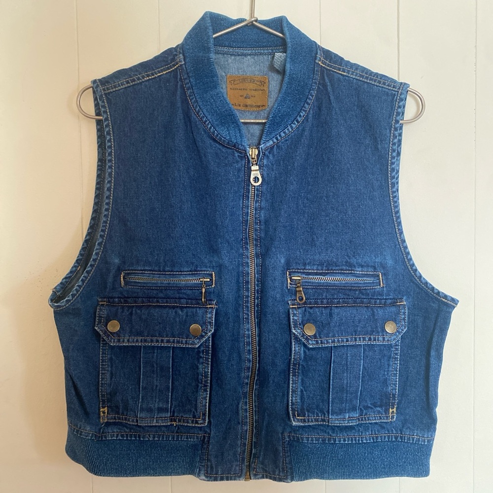 vintage Liz Claiborne denim vest